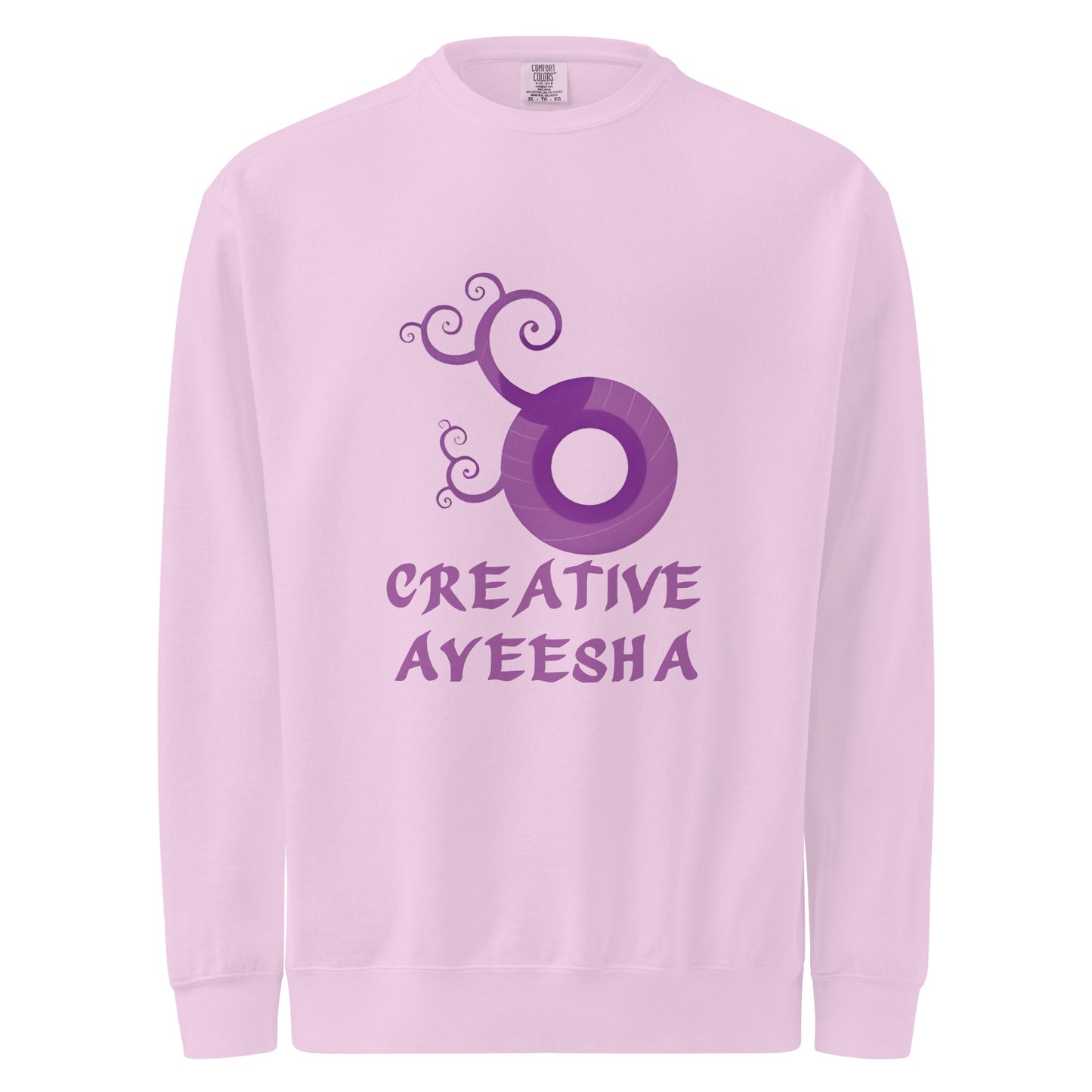 Unisex garment-dyed sweatshirt - Creative Ayeesha