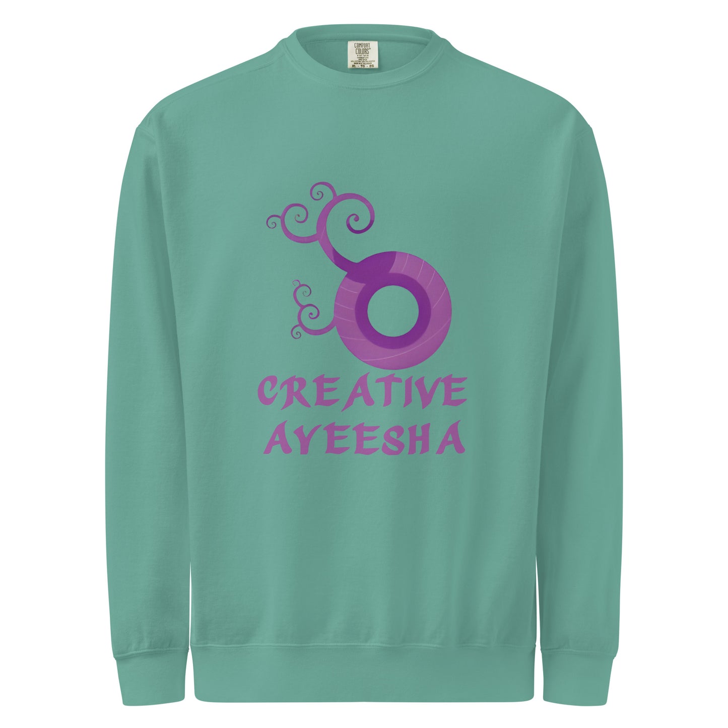 Unisex garment-dyed sweatshirt - Creative Ayeesha