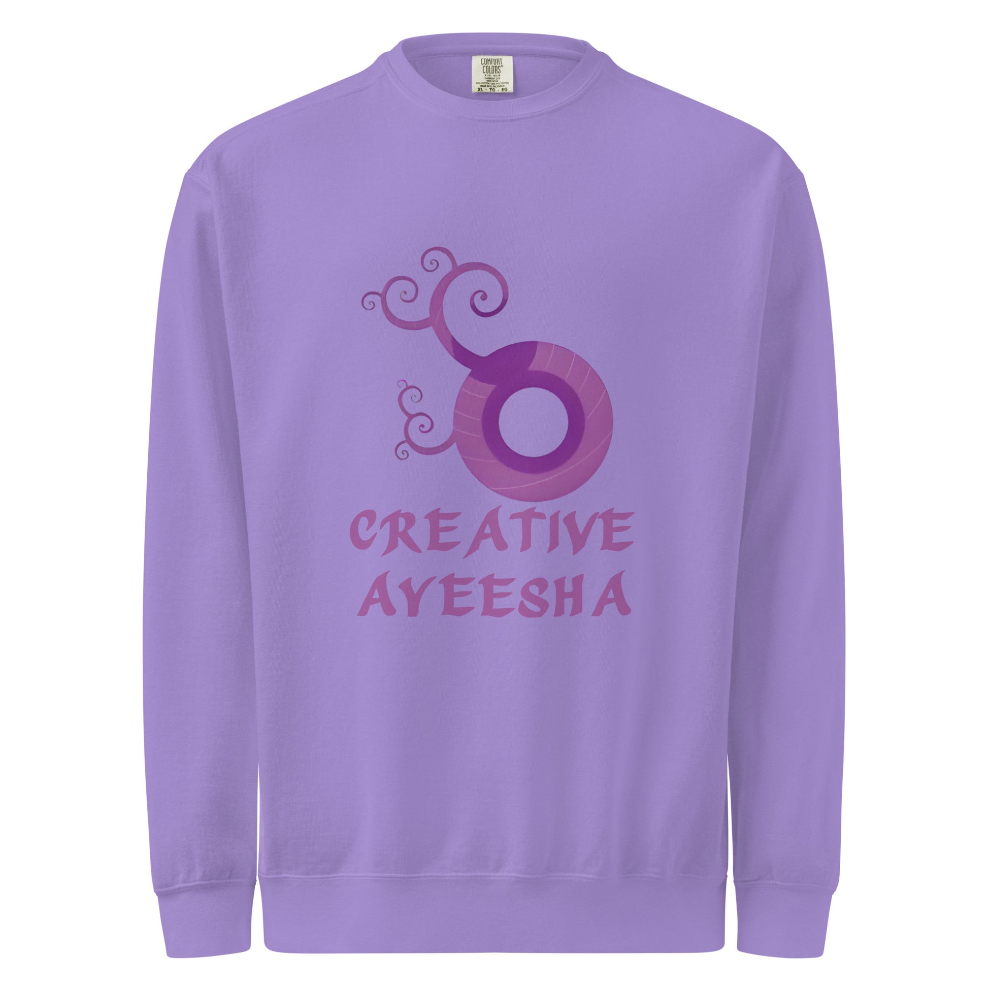 Unisex garment-dyed sweatshirt - Creative Ayeesha